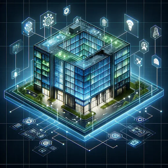 Smart connected building with IoT integration